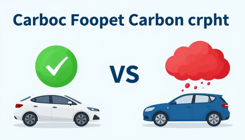 Environmental comparison showing carbon emissions from flying taxis versus traditional vehicles