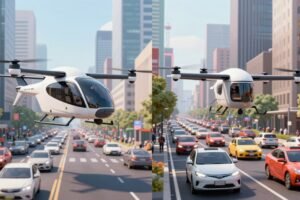 Flying Taxis vs Traditional Ride-Sharing: The Future of Urban Mobility